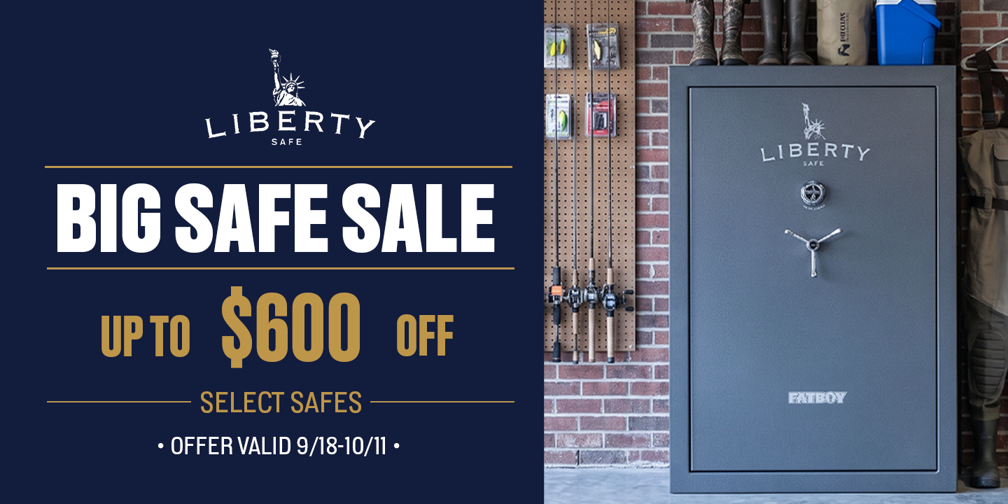Liberty Safe Big Safe Sale from Jimmy's Guns LLC your Liberty Safe dealer in Miramar Beach